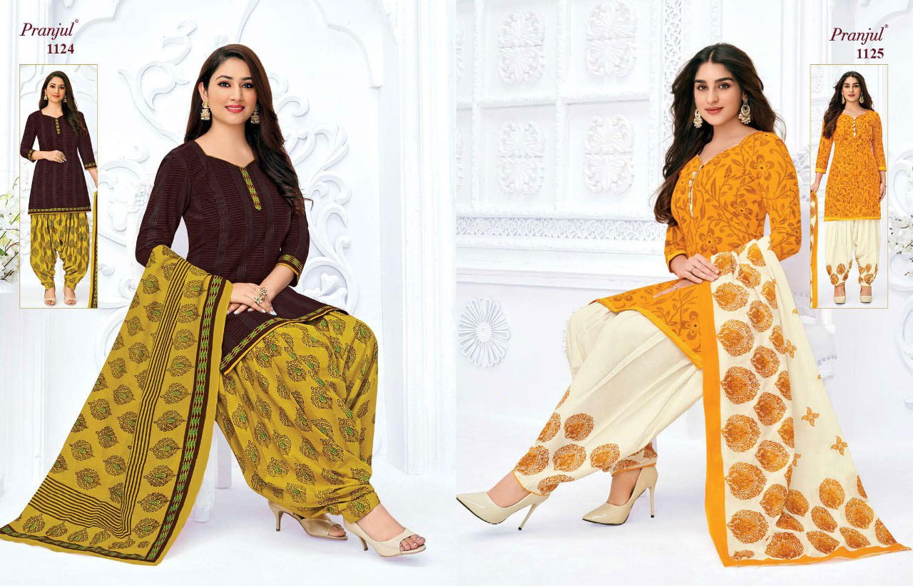 Pranjul Priyanka 11 Latest Regular Wear Cotton Printed Dress Material Collection